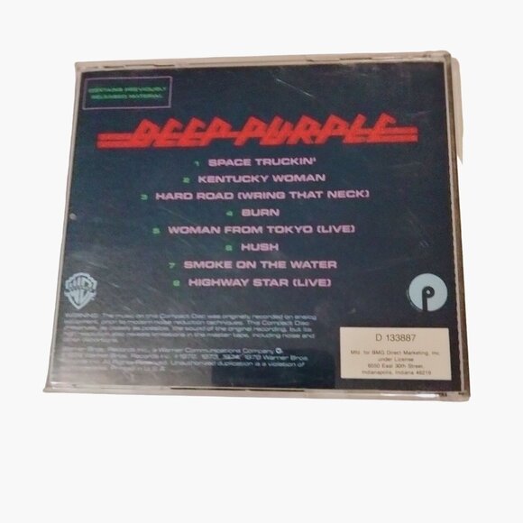 Deep Purple When We Rock We Rock And When We Roll We Roll CD Warner Bros Records - Picture 2 of 4